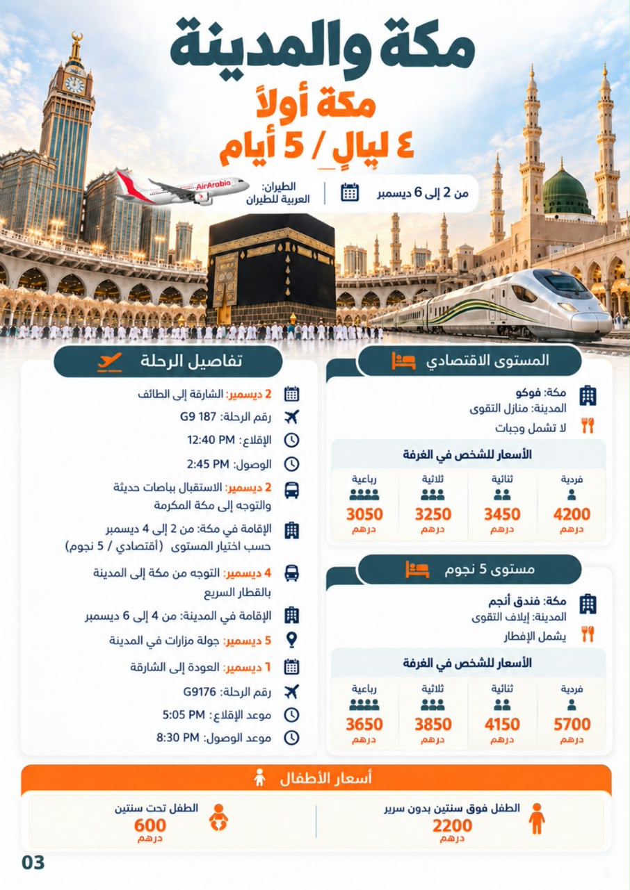 مكة والمدينة (مكة أولًا) 🕋🕌 | عرض العيد الوطني الإماراتي